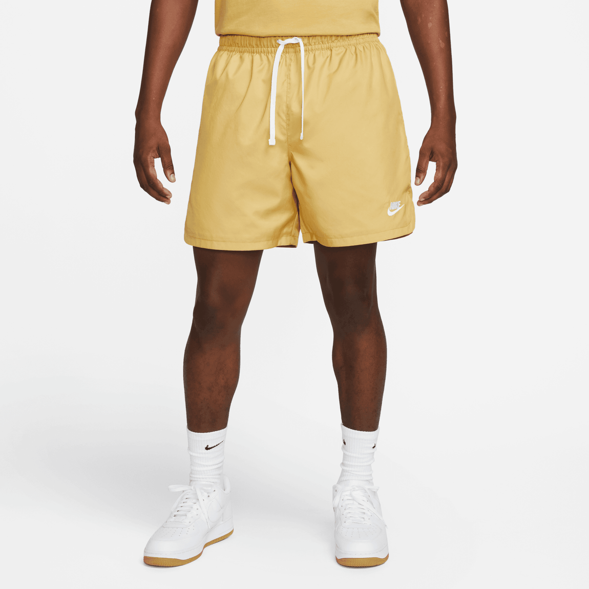 Nike Sportswear Sport Essentials Shorts (Wheat Gold/White) - Nike Sportswear Sport Essentials Shorts (Wheat Gold/White) - 
