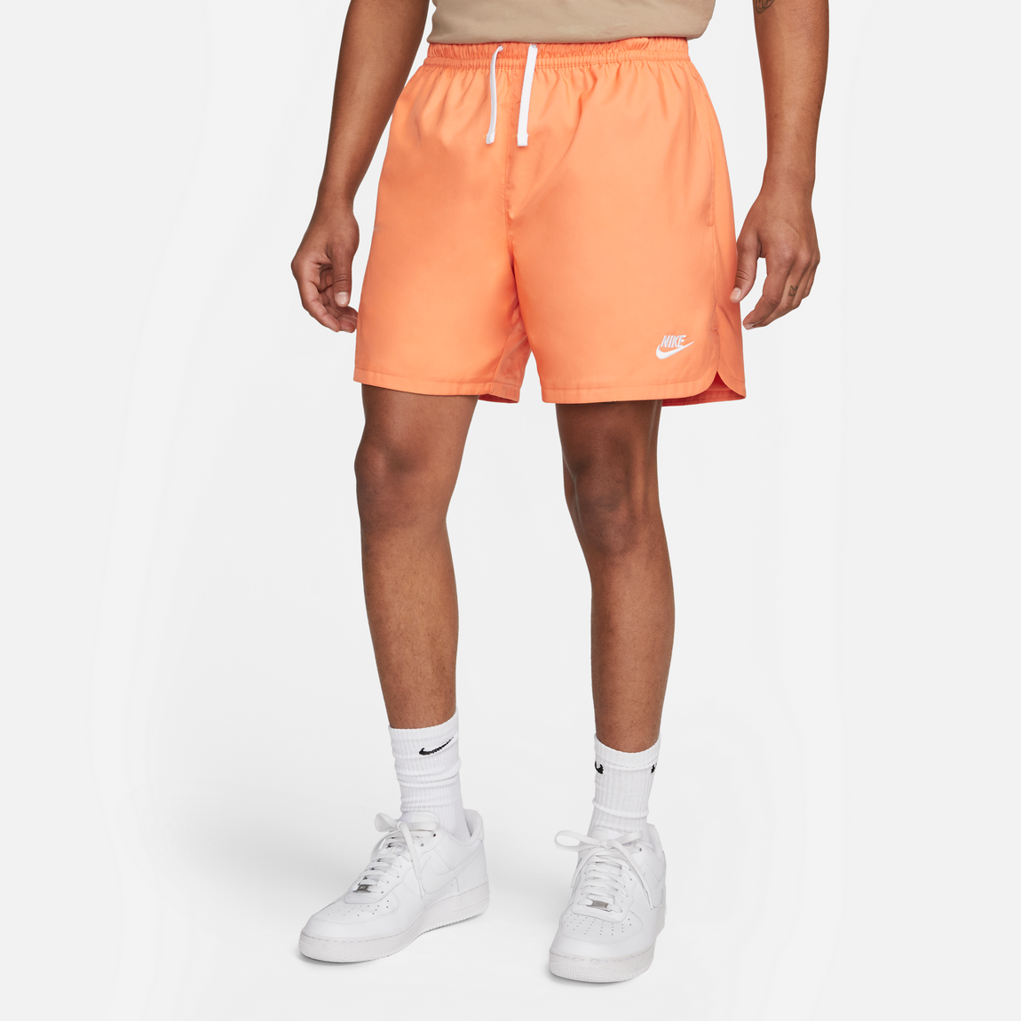 Nike Sportswear Sport Essentials Shorts (Kumquat/White) - Nike Sportswear Sport Essentials Shorts (Kumquat/White) - 