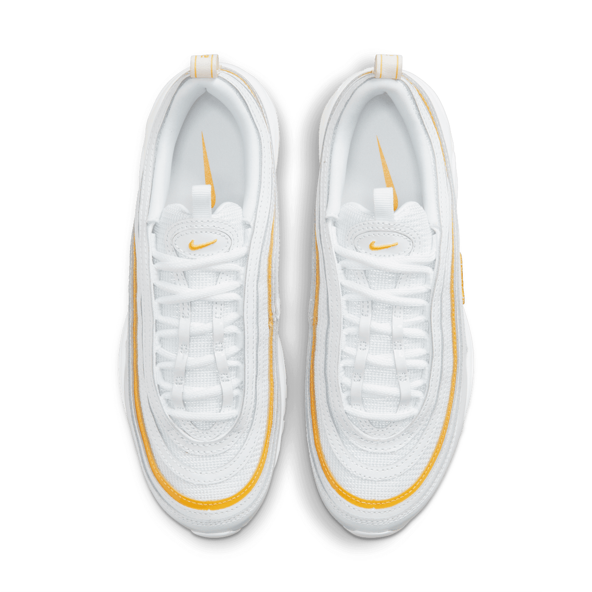Women's Nike Air Max 97 (White/University Gold) - Women's Nike Air Max 97 (White/University Gold) - 