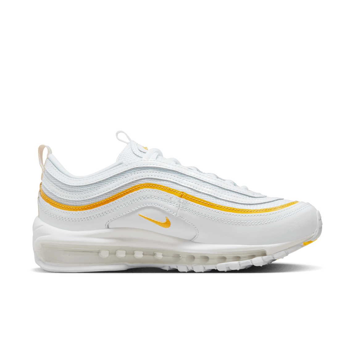 Women's Nike Air Max 97 (White/University Gold) - Women's Nike Air Max 97 (White/University Gold) - 