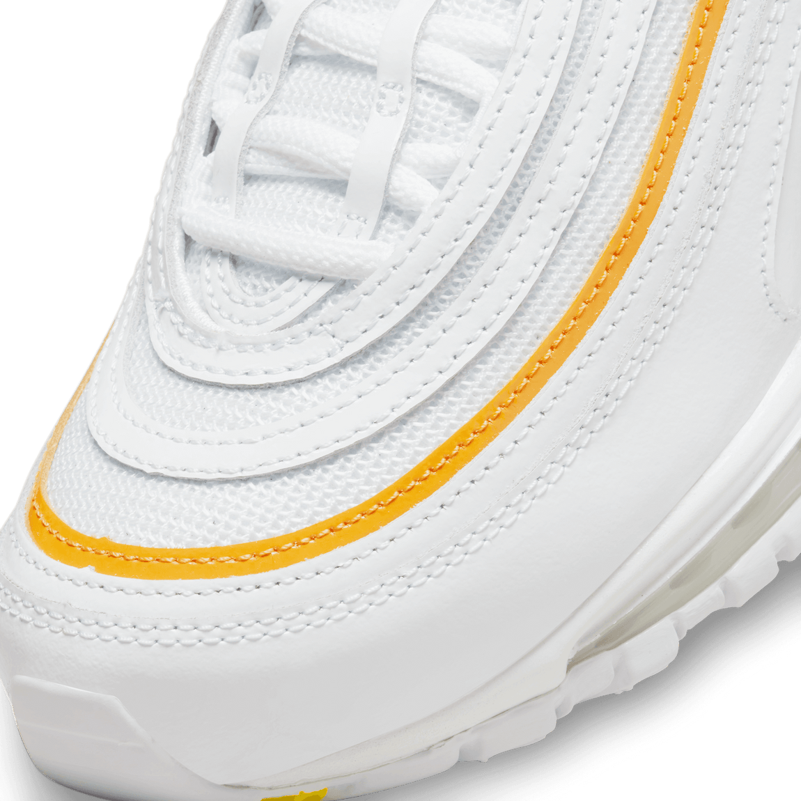 Women's Nike Air Max 97 (White/University Gold) - Women's Nike Air Max 97 (White/University Gold) - 