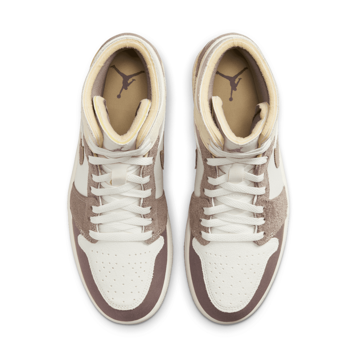 Air Jordan 1 Mid SE Craft (Sail/Taupe Haze-Fossil Stone) - Air Jordan 1 Mid SE Craft (Sail/Taupe Haze-Fossil Stone) - 