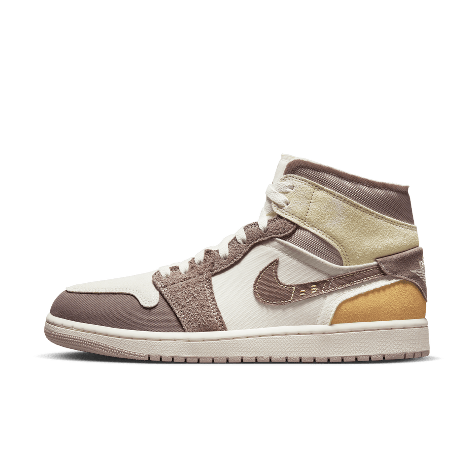 Air Jordan 1 Mid SE Craft (Sail/Taupe Haze-Fossil Stone) - Jordan