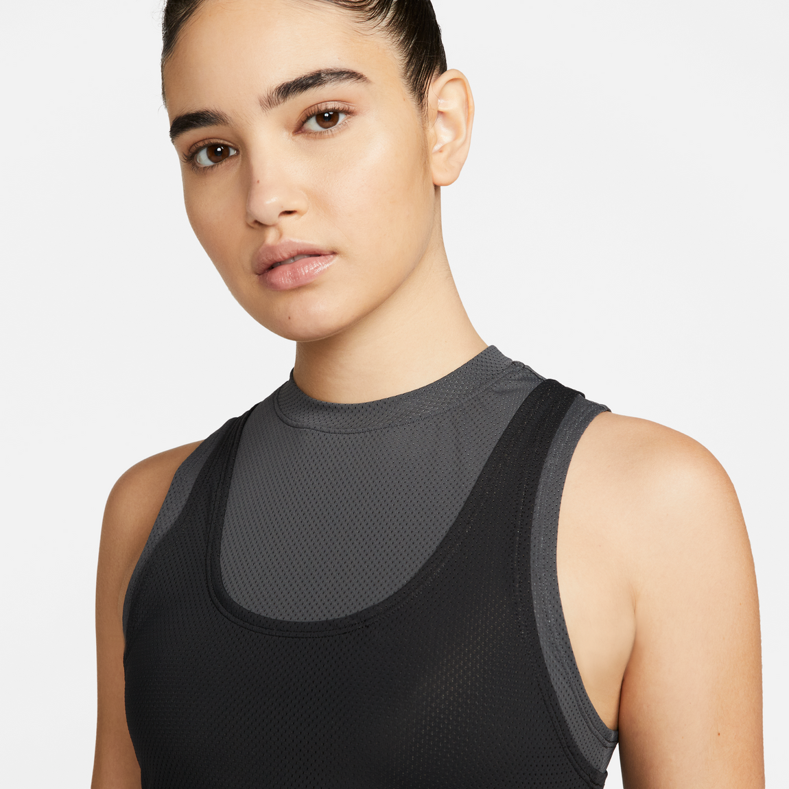 Jordan Essentials Women's Cropped Top (Anthracite/Black) - Jordan Essentials Women's Cropped Top (Anthracite/Black) - 