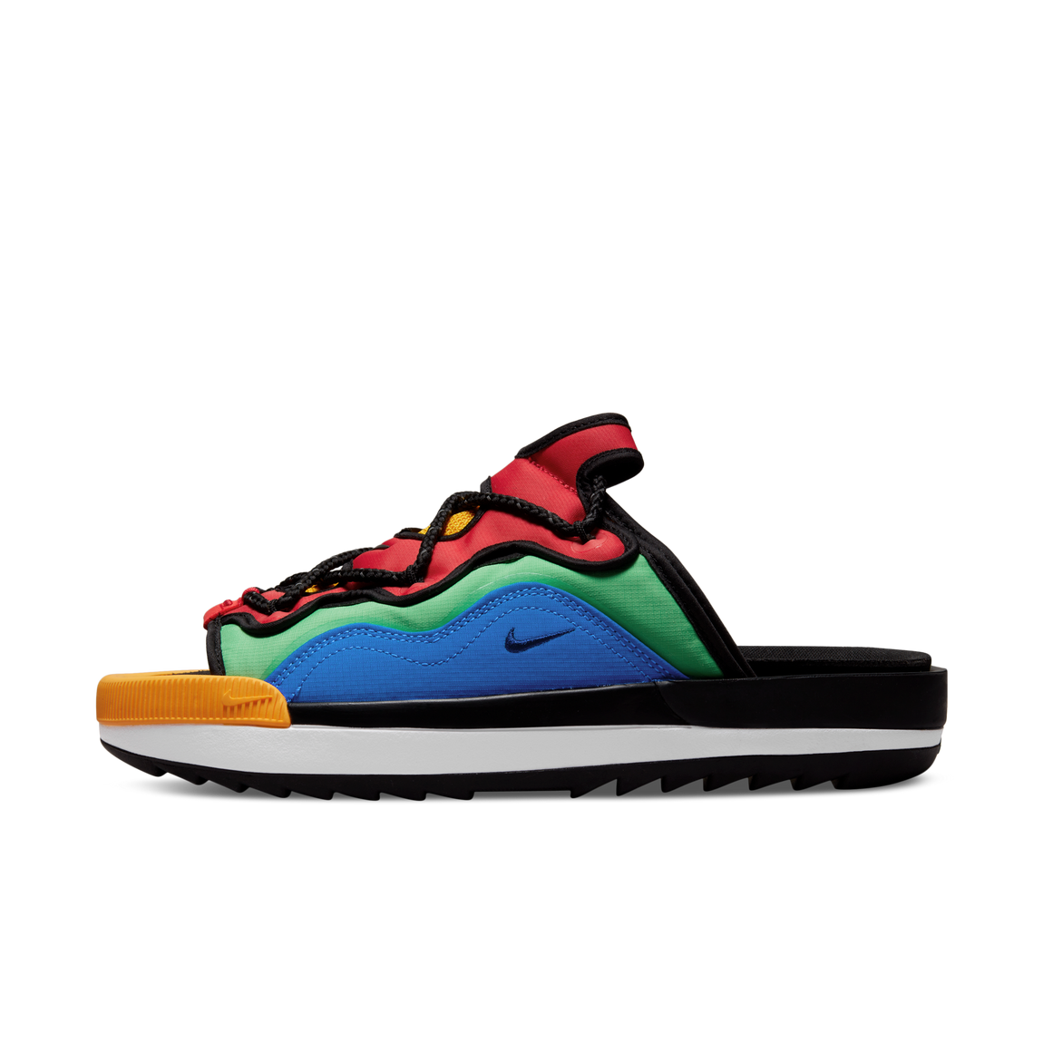 UNO X Nike Offline 2.0 PRM Slide (Light Green Spark/Black/University Red) - UNO X Nike Offline 2.0 PRM Slide (Light Green Spark/Black/University Red) - 