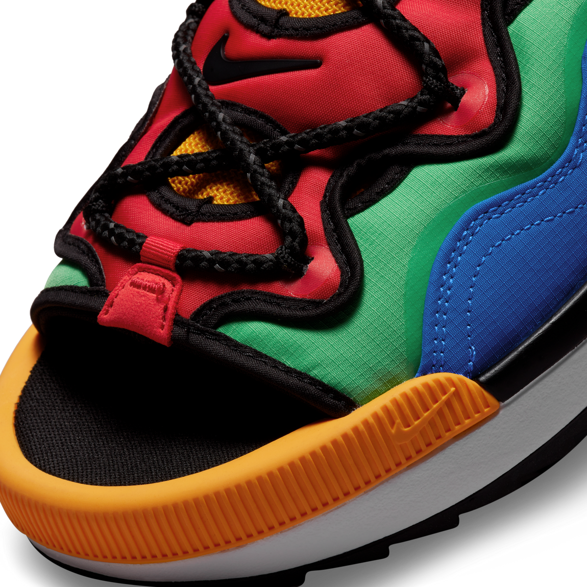 UNO X Nike Offline 2.0 PRM Slide (Light Green Spark/Black/University Red) - UNO X Nike Offline 2.0 PRM Slide (Light Green Spark/Black/University Red) - 