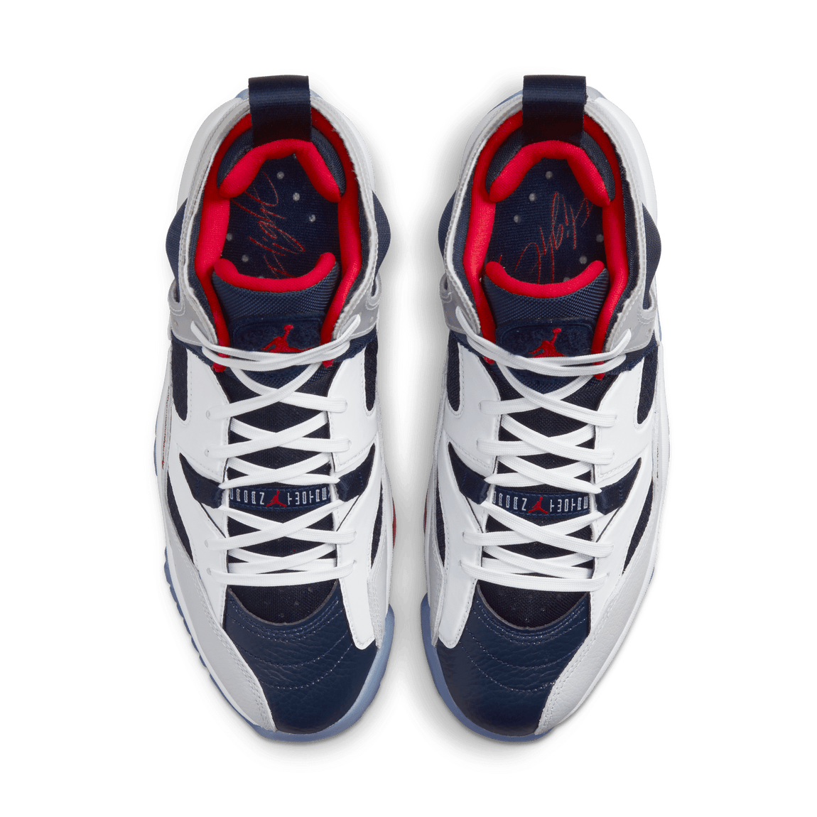Jordan Jumpman Two Trey (White/Midnight Navy-University Red) - Jordan Jumpman Two Trey (White/Midnight Navy-University Red) - 