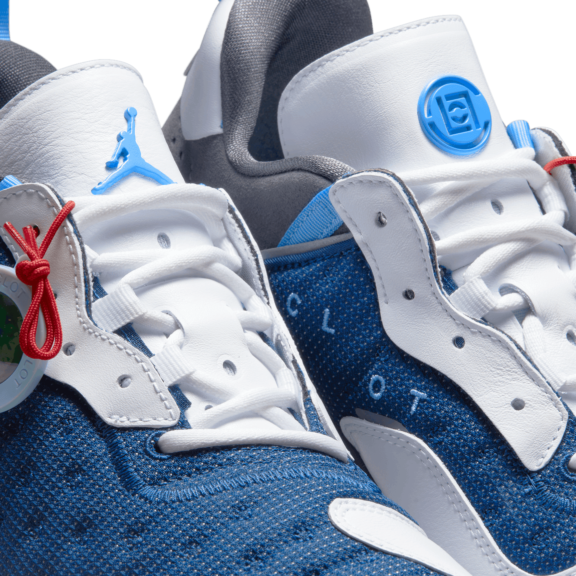 CLOT X Air Jordan Delta 2 SP (White/University Blue-Navy) - CLOT X Air Jordan Delta 2 SP (White/University Blue-Navy) - 