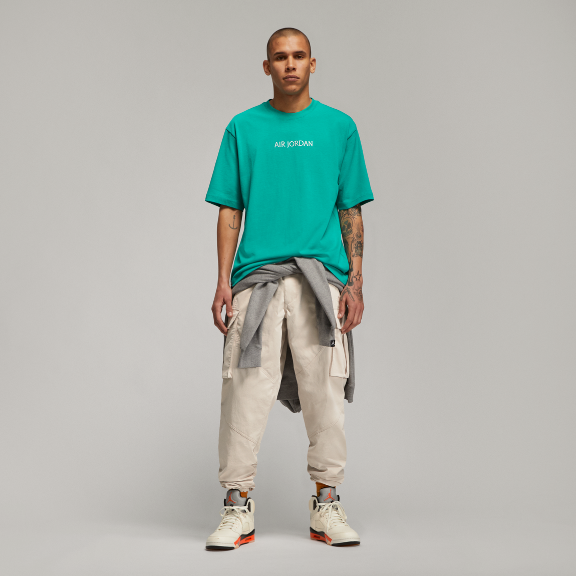 Jordan 'Air Jordan' Tee (New Emerald/Sail) - Jordan 'Air Jordan' Tee (New Emerald/Sail) - 