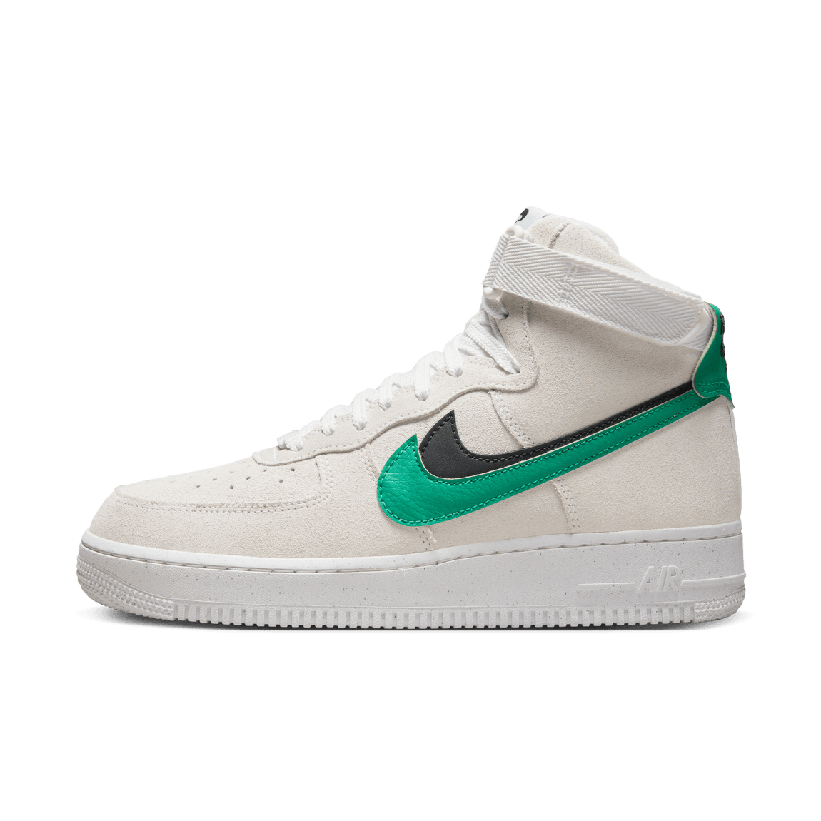 Nike Women's Air Force 1 High SE (Summit White/Neptune Green/Black-Sesame) - Nike Women's Air Force 1 High SE (Summit White/Neptune Green/Black-Sesame) - 