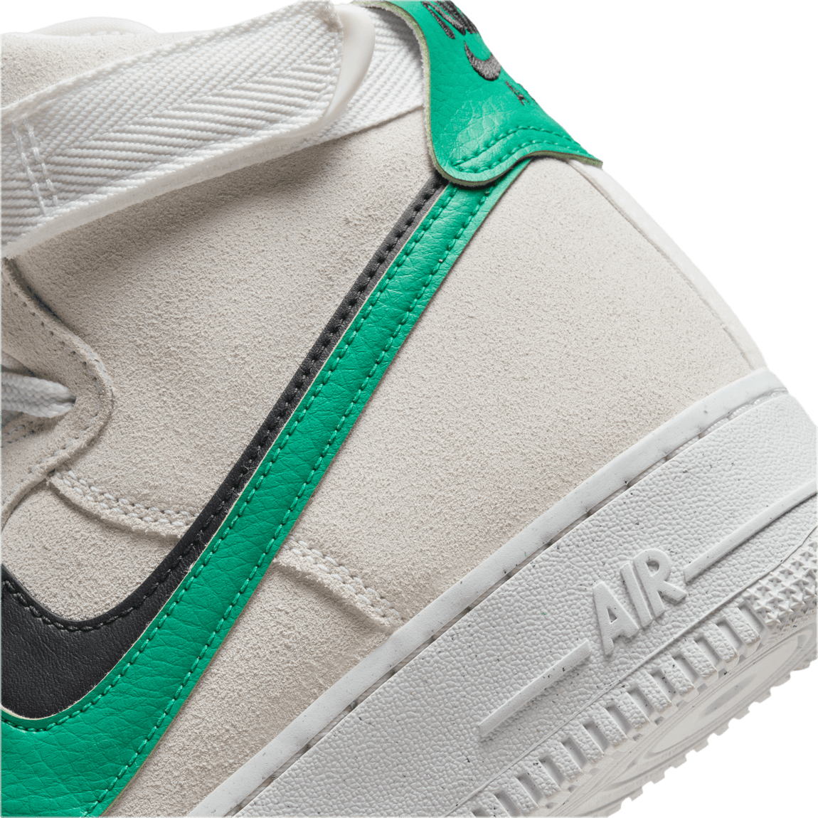Nike Women's Air Force 1 High SE (Summit White/Neptune Green/Black-Sesame) - Nike Women's Air Force 1 High SE (Summit White/Neptune Green/Black-Sesame) - 