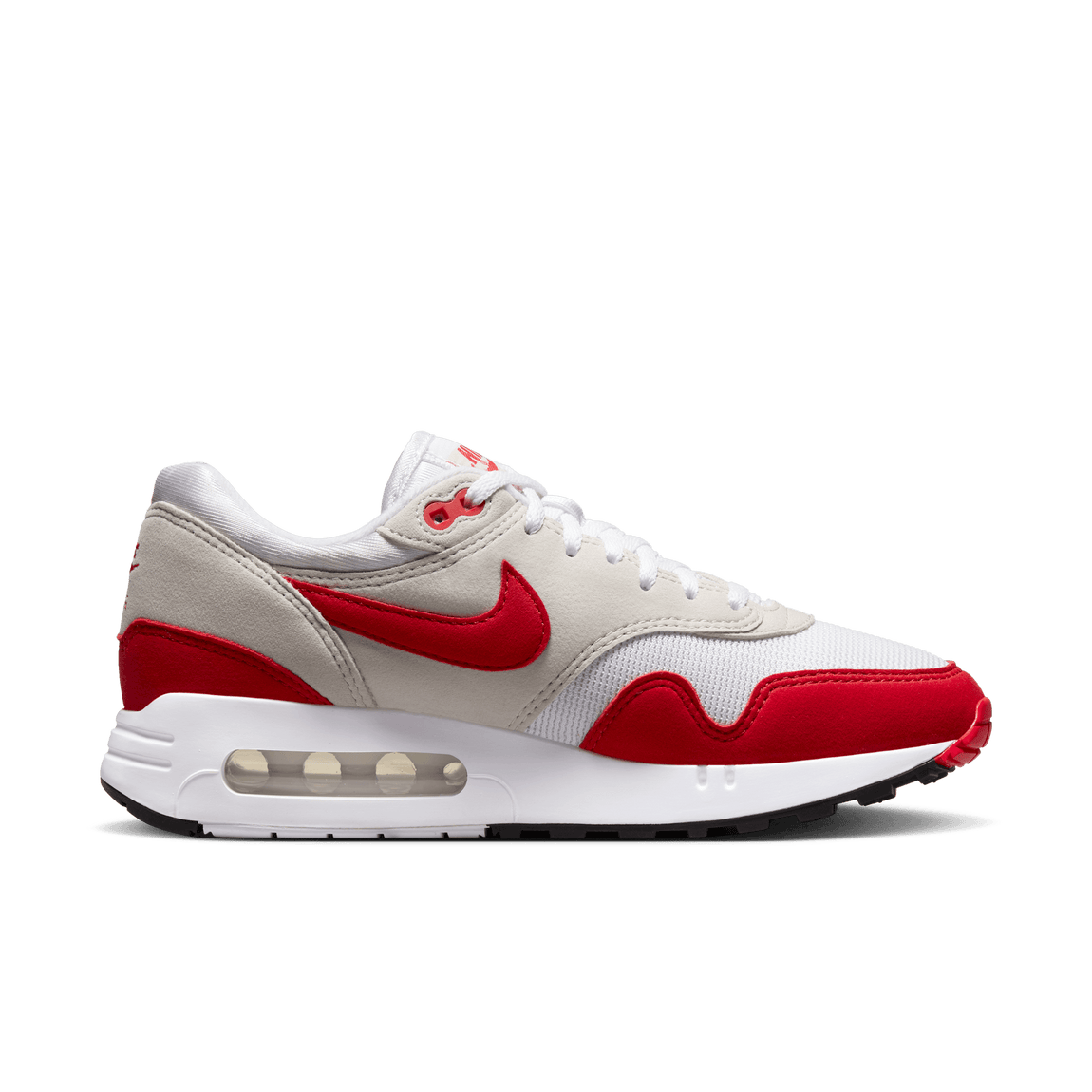Women's Nike Air Max 1 OG 86 'Big Bubble' (White/University Red/Light Neutral Grey) - Women's Nike Air Max 1 OG 86 'Big Bubble' (White/University Red/Light Neutral Grey) - 