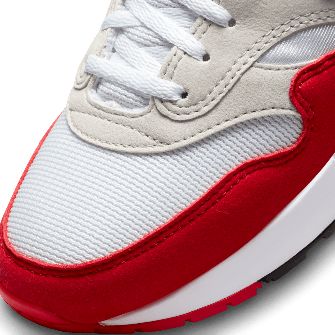 Women's Nike Air Max 1 OG 86 'Big Bubble' (White/University Red/Light Neutral Grey) - Women's Nike Air Max 1 OG 86 'Big Bubble' (White/University Red/Light Neutral Grey) - 