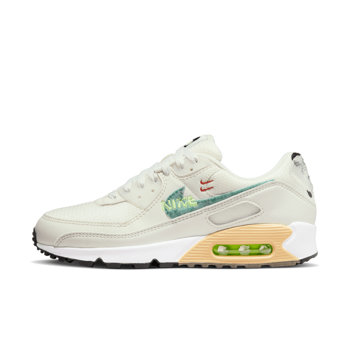 Nike Women's Air Max 90 SE (Summit White/Neptune Green/Sail-Phantom) - Nike Women's Air Max 90 SE (Summit White/Neptune Green/Sail-Phantom) - 