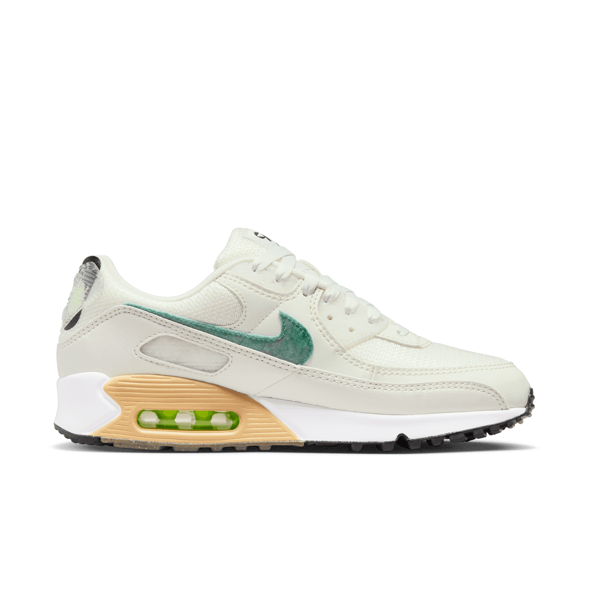 Nike Women's Air Max 90 SE (Summit White/Neptune Green/Sail-Phantom) - Nike Women's Air Max 90 SE (Summit White/Neptune Green/Sail-Phantom) - 