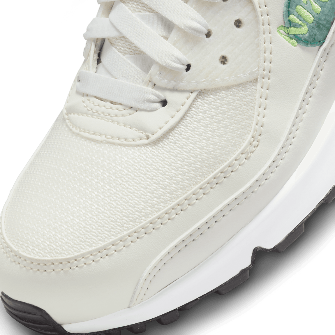 Nike Women's Air Max 90 SE (Summit White/Neptune Green/Sail-Phantom) - Nike Women's Air Max 90 SE (Summit White/Neptune Green/Sail-Phantom) - 