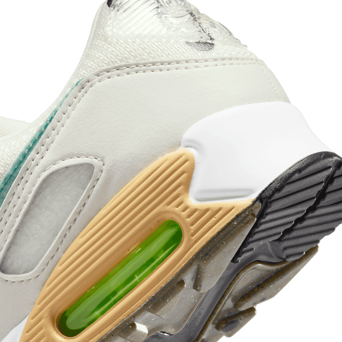 Nike Women's Air Max 90 SE (Summit White/Neptune Green/Sail-Phantom) - Nike Women's Air Max 90 SE (Summit White/Neptune Green/Sail-Phantom) - 