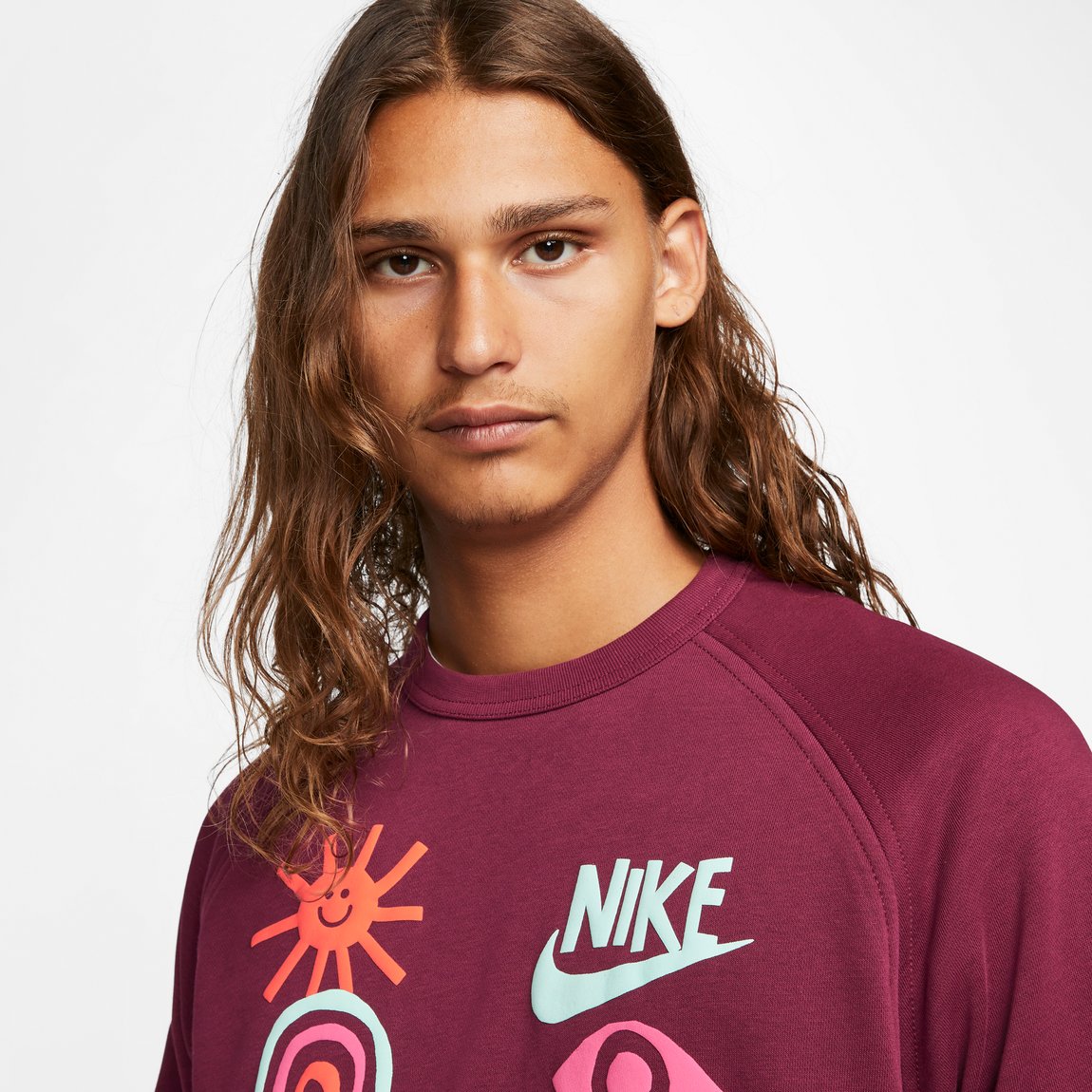Nike Sportswear Have A Nike Day Crewneck Sweatshirt (Dark Beetroot) - Nike Sportswear Have A Nike Day Crewneck Sweatshirt (Dark Beetroot) - 