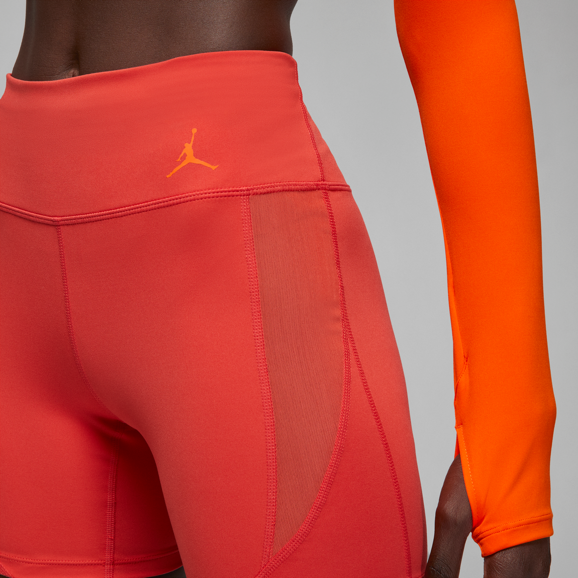 Jordan Women's Dri-Fit Sport Shorts (Lobster/Safety Orange) - Jordan Women's Dri-Fit Sport Shorts (Lobster/Safety Orange) - 