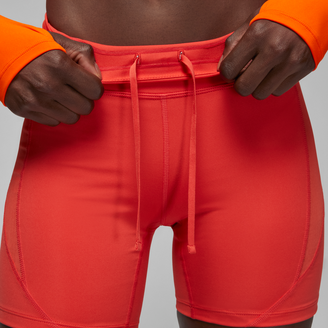 Jordan Women's Dri-Fit Sport Shorts (Lobster/Safety Orange) - Jordan Women's Dri-Fit Sport Shorts (Lobster/Safety Orange) - 