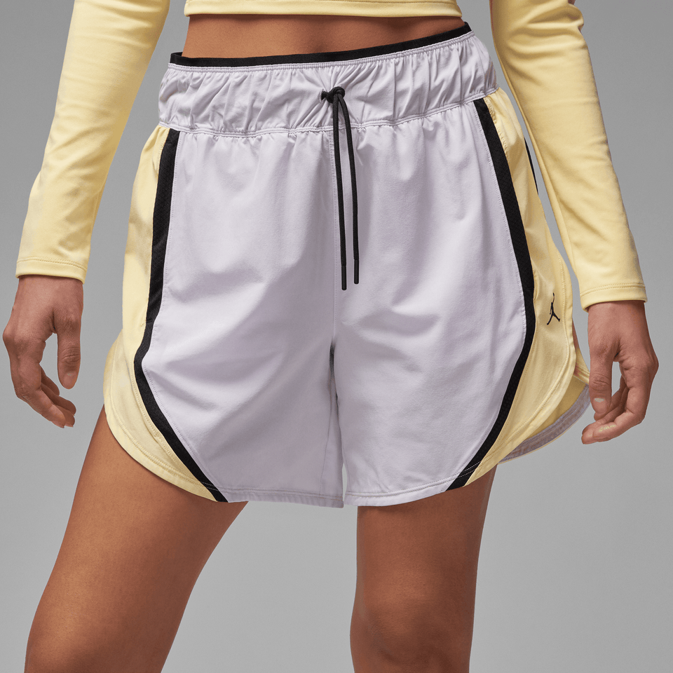 Women's Jordan Sport Shorts (Barely Grape/Lemon Wash-Black) - Women's Bottoms