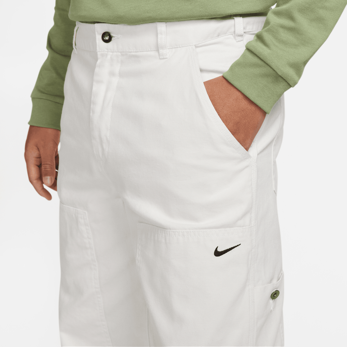 Nike Life Double-Panel Pants (Phantom/Black) - Nike Life Double-Panel Pants (Phantom/Black) - 