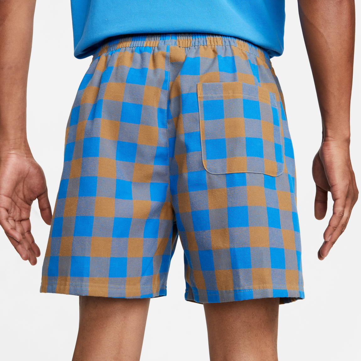 Nike Life Shorts (Dark Driftwood/Photo Blue-White) - Nike Life Shorts (Dark Driftwood/Photo Blue-White) - 