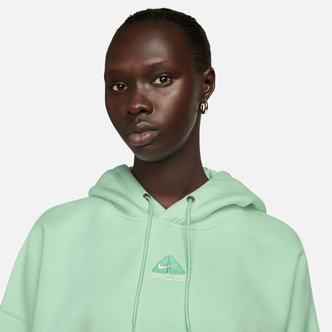 Nike Women's ACG Therma-Fit Pullover Hoodie (Mint Foam/Light Magenta) - Nike Women's ACG Therma-Fit Pullover Hoodie (Mint Foam/Light Magenta) - 