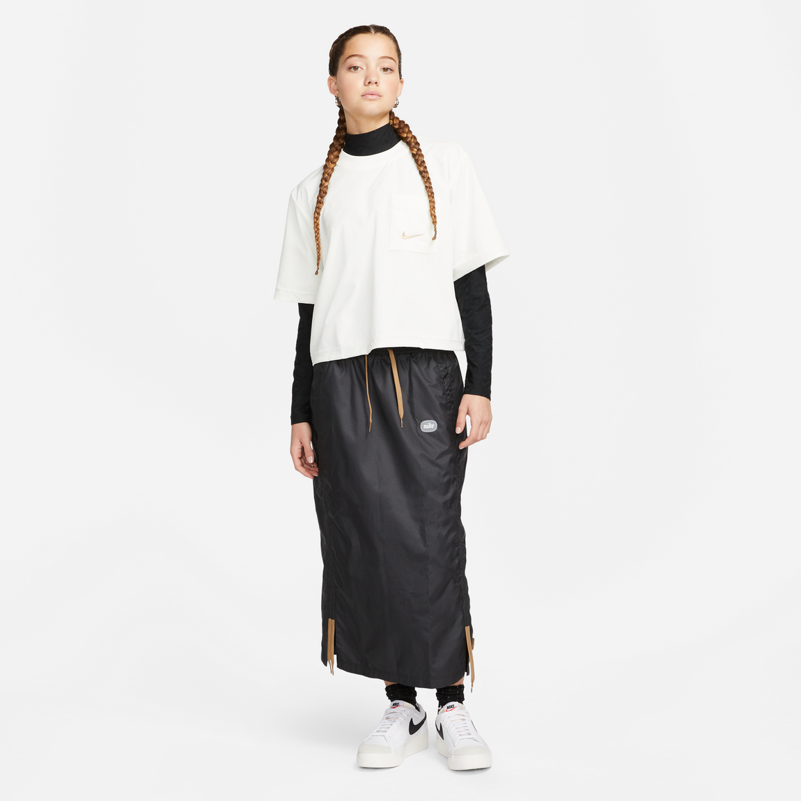 Nike Sportswear Everyday Women's Boxy Top (Sail/Hemp) - Nike Sportswear Everyday Women's Boxy Top (Sail/Hemp) - 