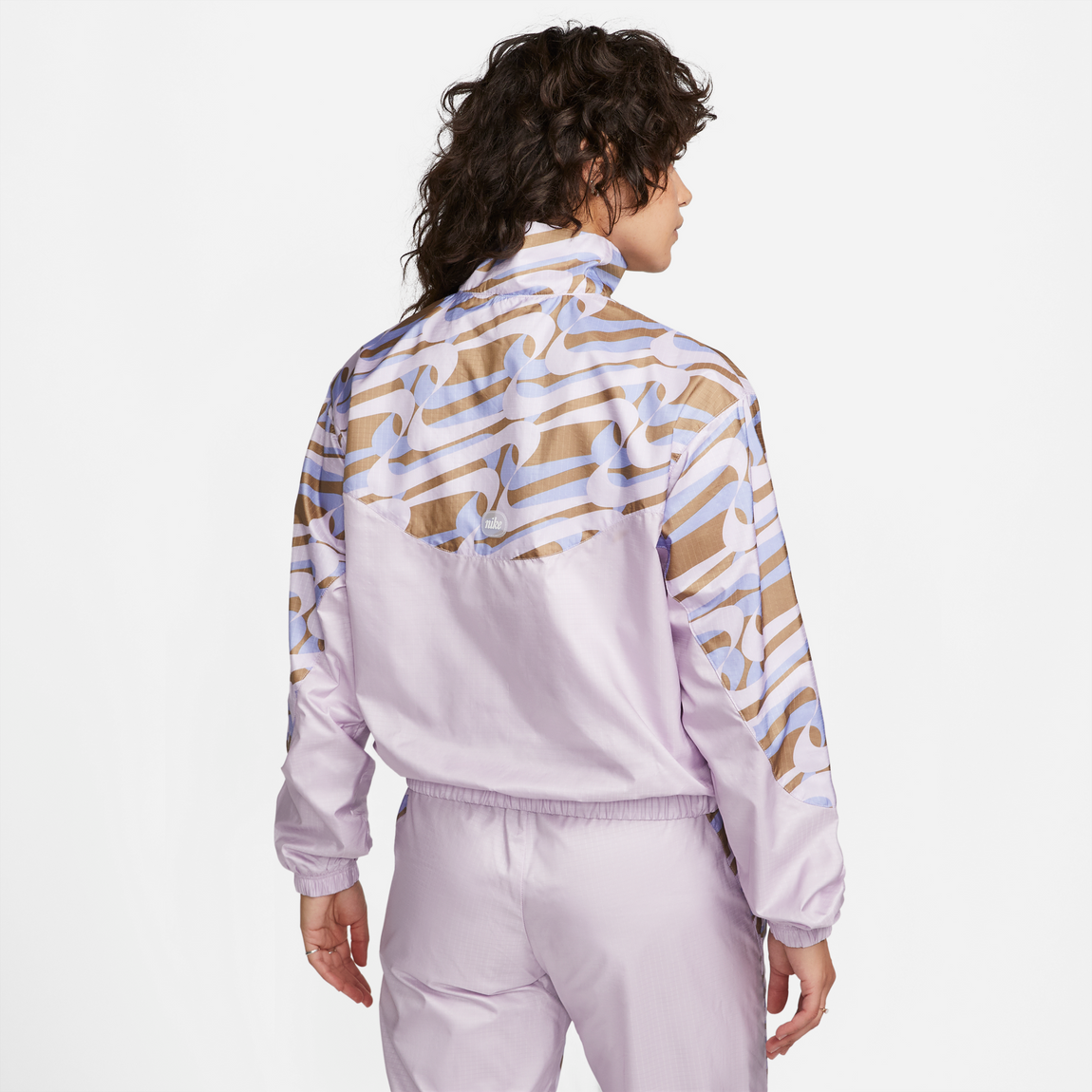 Nike Sportswear Icon Clash Women's Allover Print Jacket (Doll/Sesame-White) - Nike Sportswear Icon Clash Women's Allover Print Jacket (Doll/Sesame-White) - 