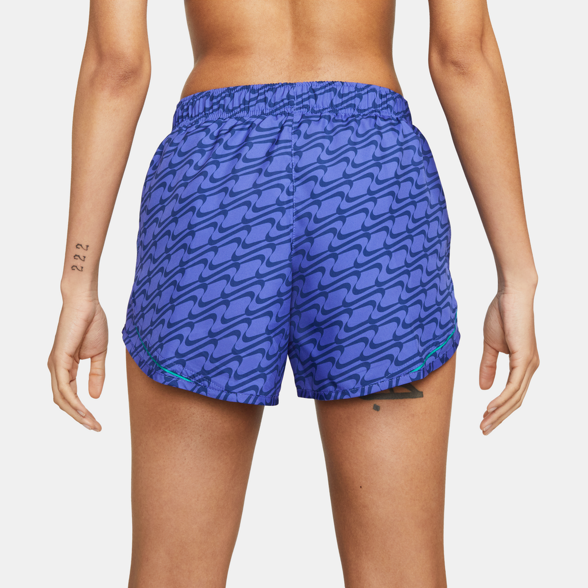 Nike Women's Dri-Fit Icon Clash Shorts (Lapis/Neptune Green-White) - Nike Women's Dri-Fit Icon Clash Shorts (Lapis/Neptune Green-White) - 