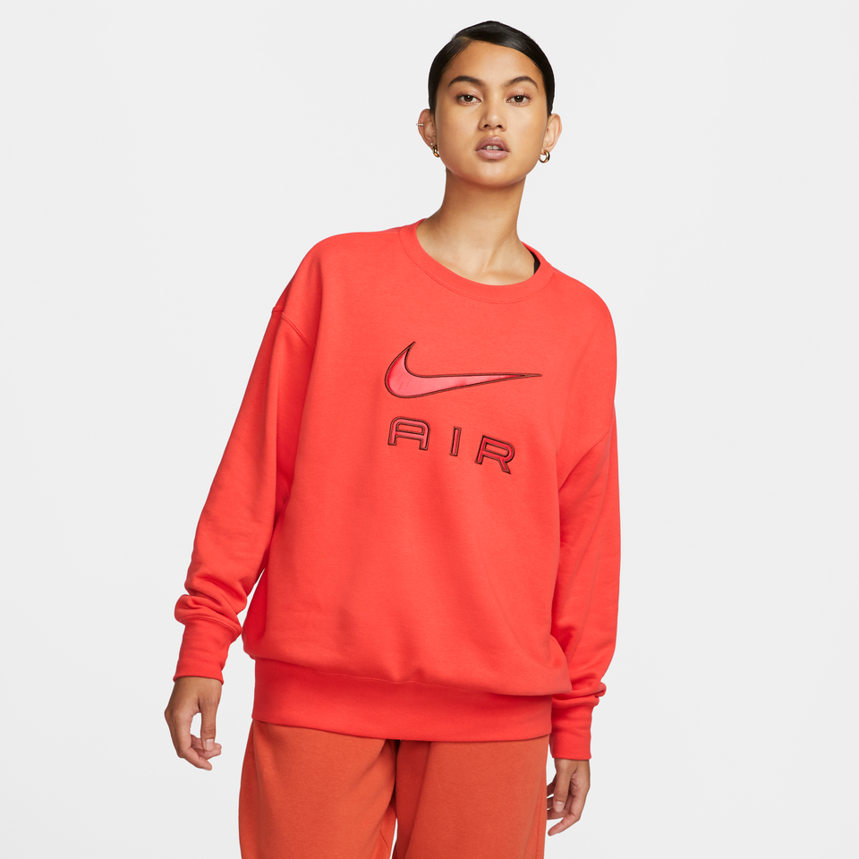 Nike Air Women's Sweatshirt (Light Crimson/Oxen Brown) - Women's - Hoodies & Sweatshirts