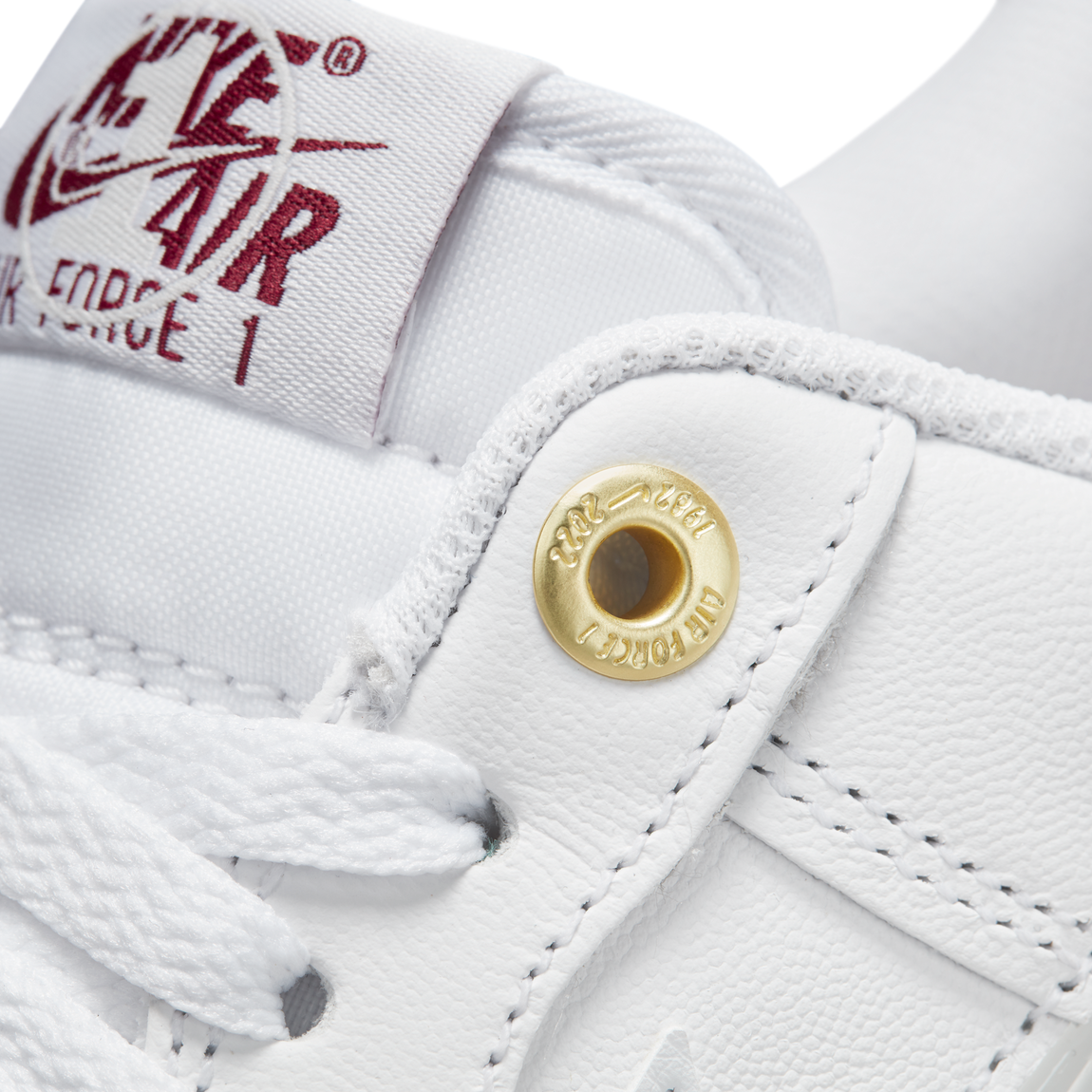Nike Air Force 1 '07 Premium (White/White/Sail-Team Red) - Nike Air Force 1 '07 Premium (White/White/Sail-Team Red) - 