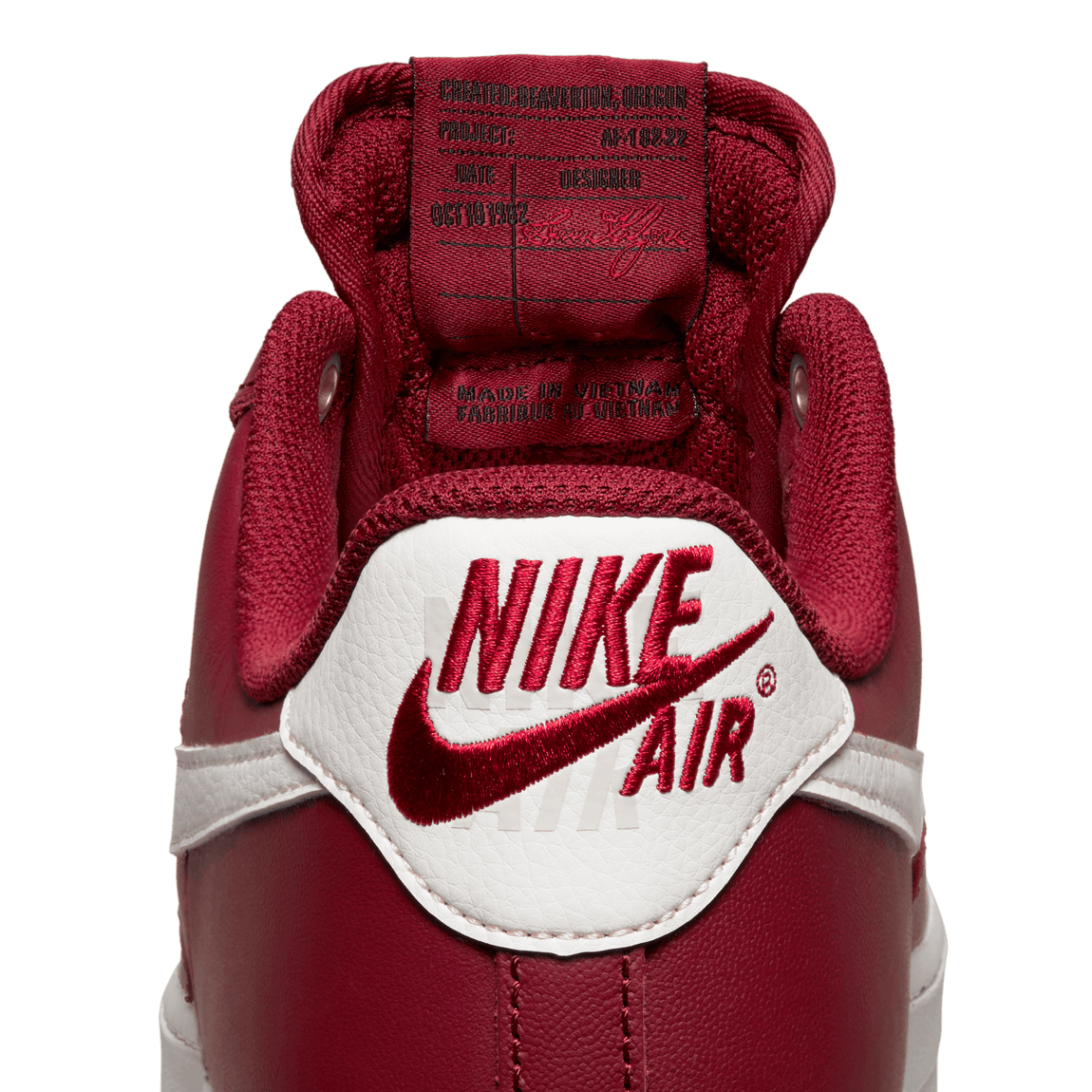 Nike Air Force 1 '07 Premium (Team Red/Sail-Gym Red) - Nike Air Force 1 '07 Premium (Team Red/Sail-Gym Red) - 
