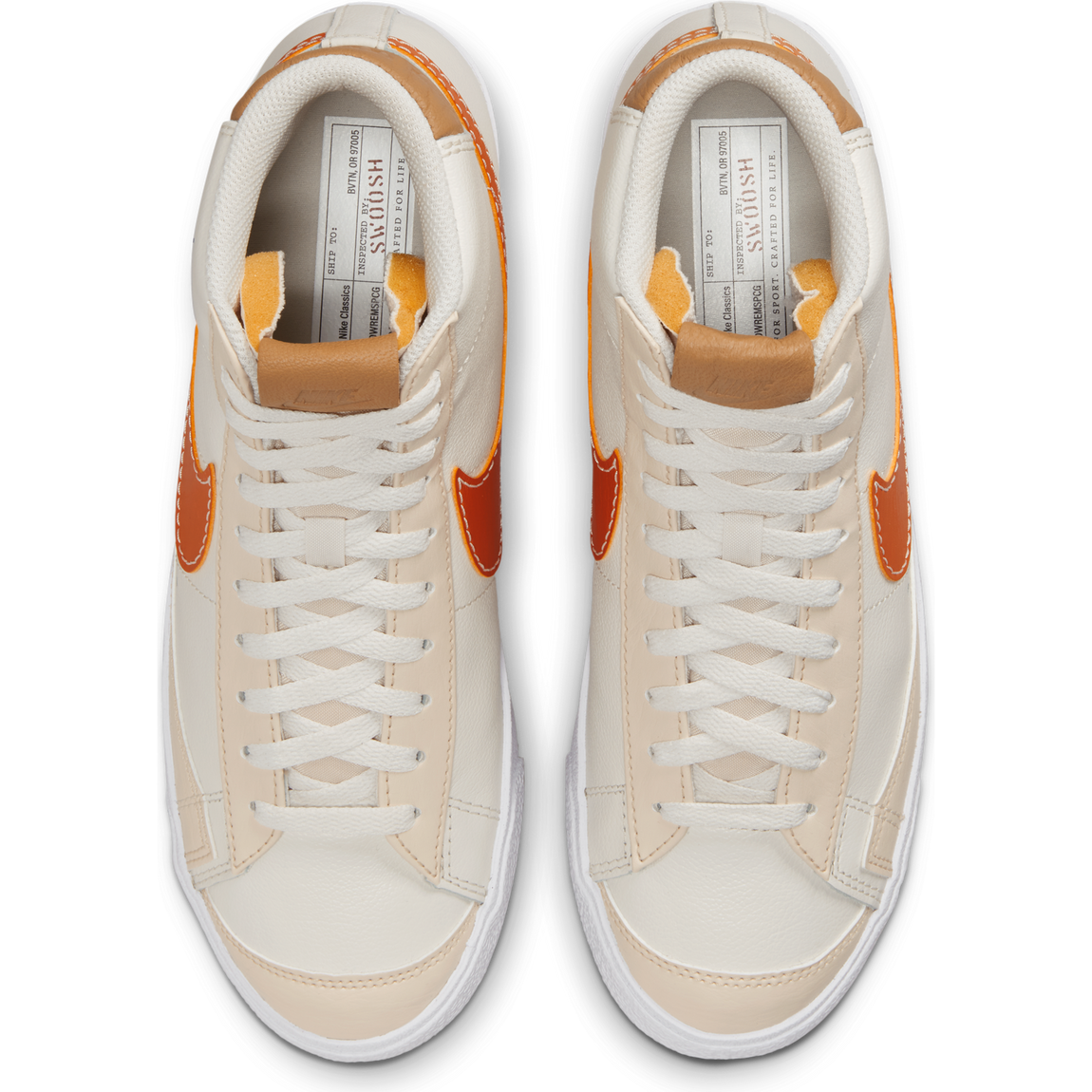 Nike Blazer Mid '77 EMB (Phantom/Hot Curry-Pearl White) - Nike Blazer Mid '77 EMB (Phantom/Hot Curry-Pearl White) - 