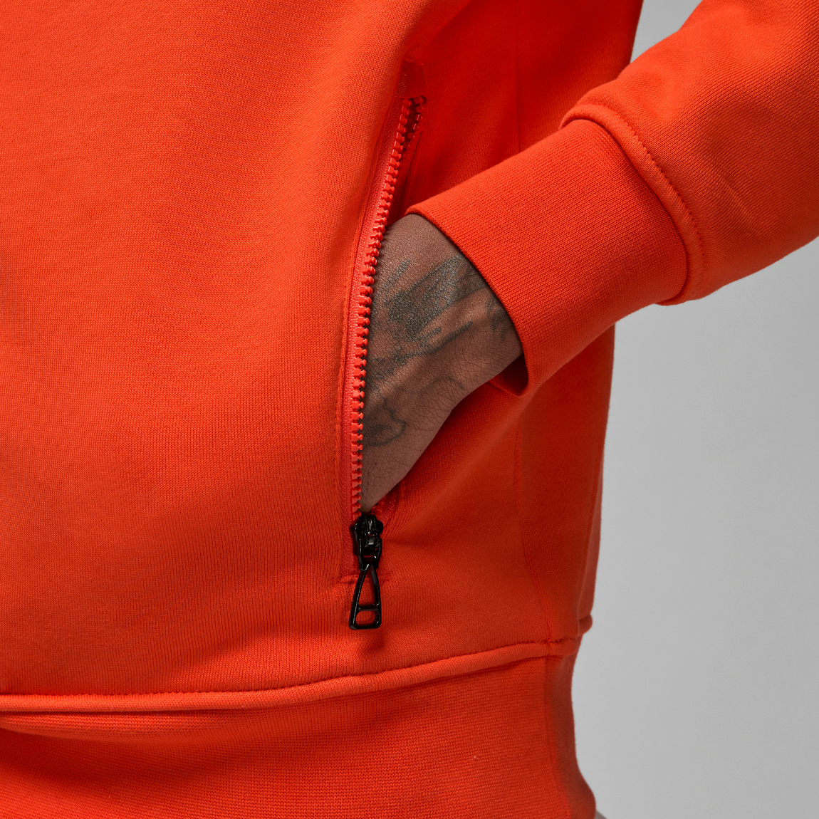 Jordan 23 Engineered Fleece Pullover Hoodie (Team Orange/Habanero Red-Black) - Jordan 23 Engineered Fleece Pullover Hoodie (Team Orange/Habanero Red-Black) - 