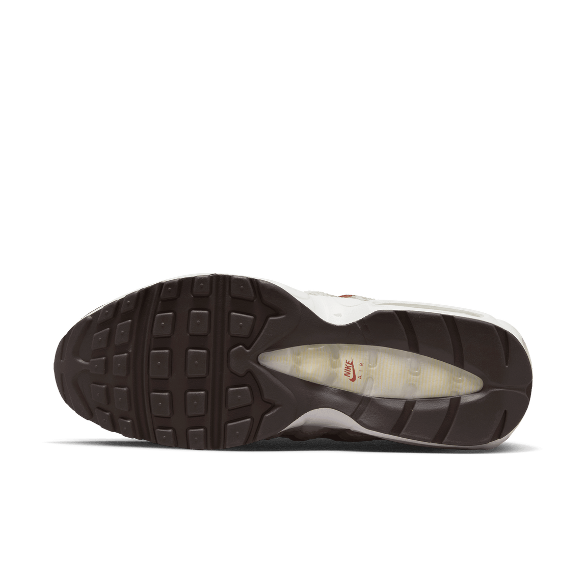 Nike Air Max 95 (Light Bone/Summit White-Khaki-Dune Red) - Nike Air Max 95 (Light Bone/Summit White-Khaki-Dune Red) - 