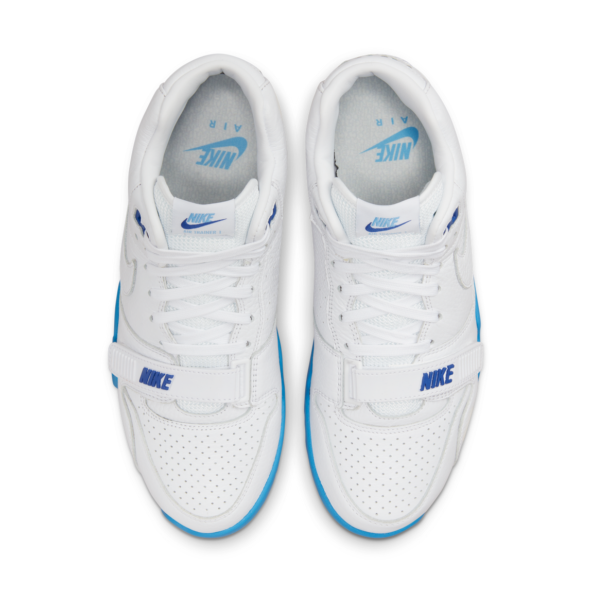 Nike Air Trainer 1 (White/White-University Blue-Old Royal) - Nike Air Trainer 1 (White/White-University Blue-Old Royal) - 