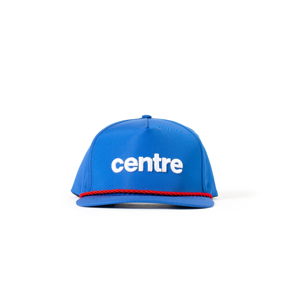 Centre Wordmark 5 Panel Hat (Royal Blue) - Centre