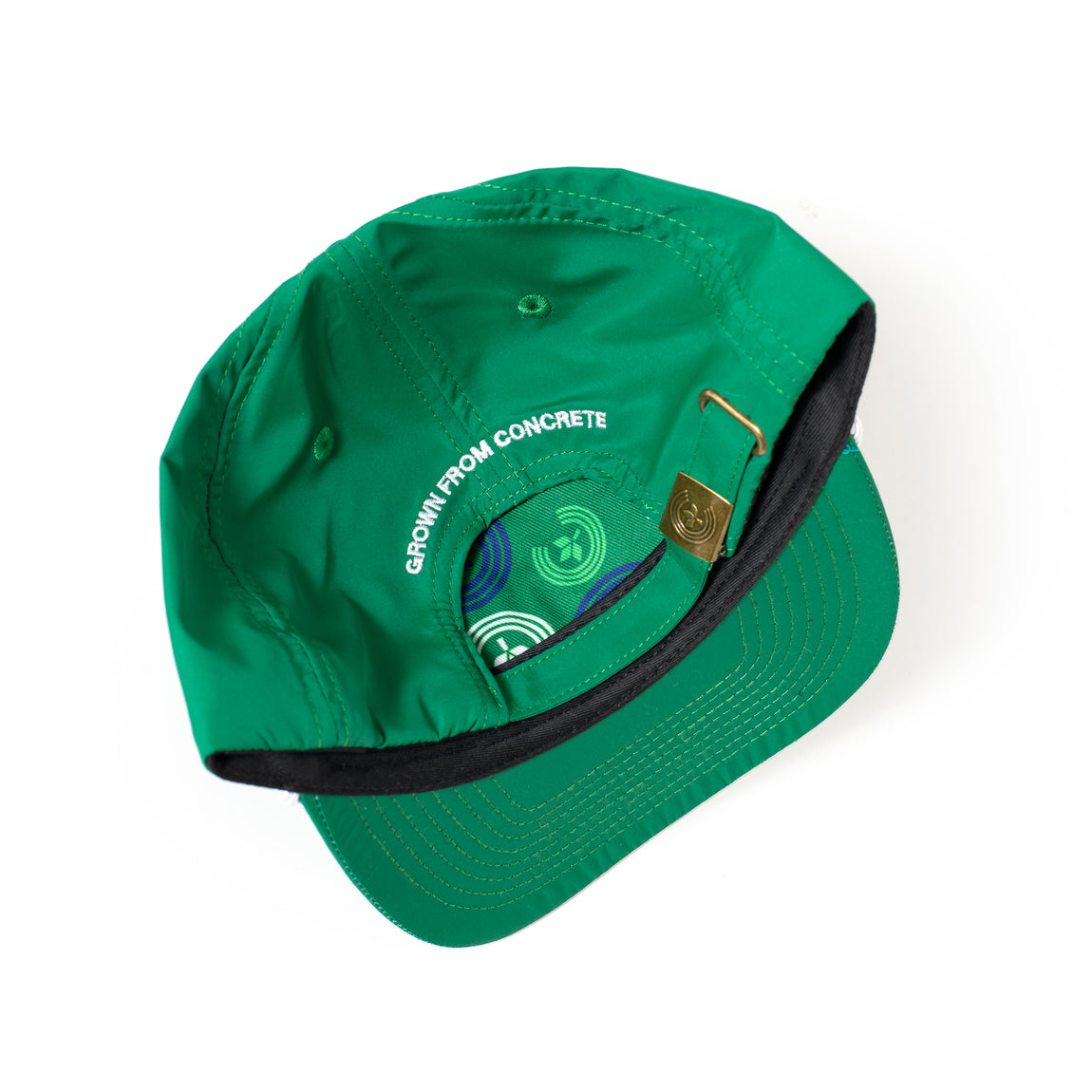 Centre Wordmark 5 Panel Hat (Green) - Centre Wordmark 5 Panel Hat (Green) - 