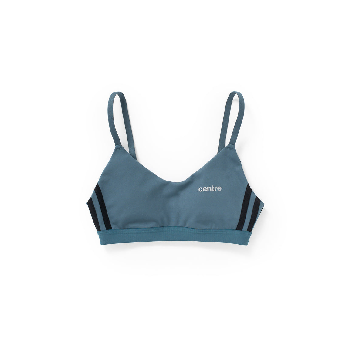 Centre X Adidas Women's 3-Stripes Bra (Legacy Blue) - Centre X Adidas Women's 3-Stripes Bra (Legacy Blue) - 