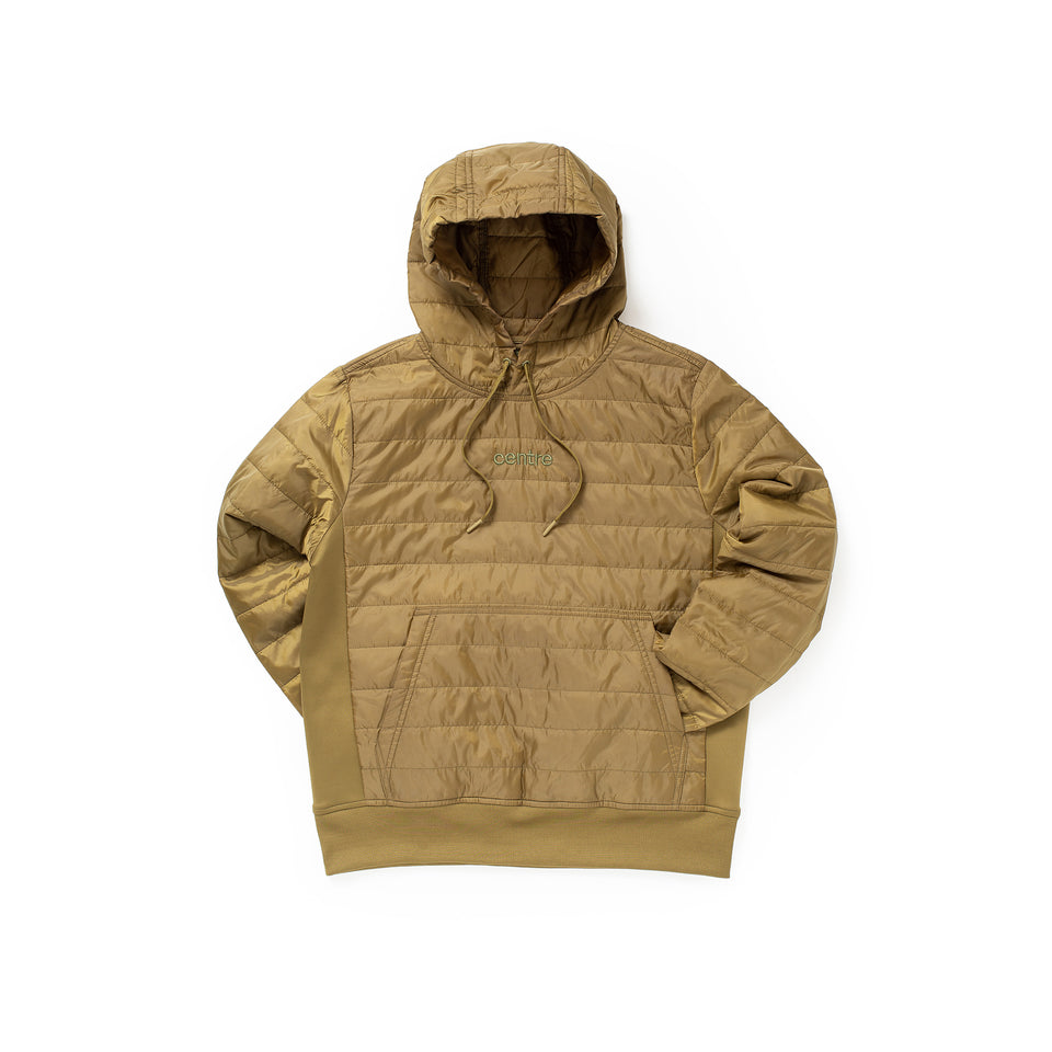 Centre Ultra-Lite Puffer Hoodie (Olive) - Nostalgia & Noise Discount Exclusions