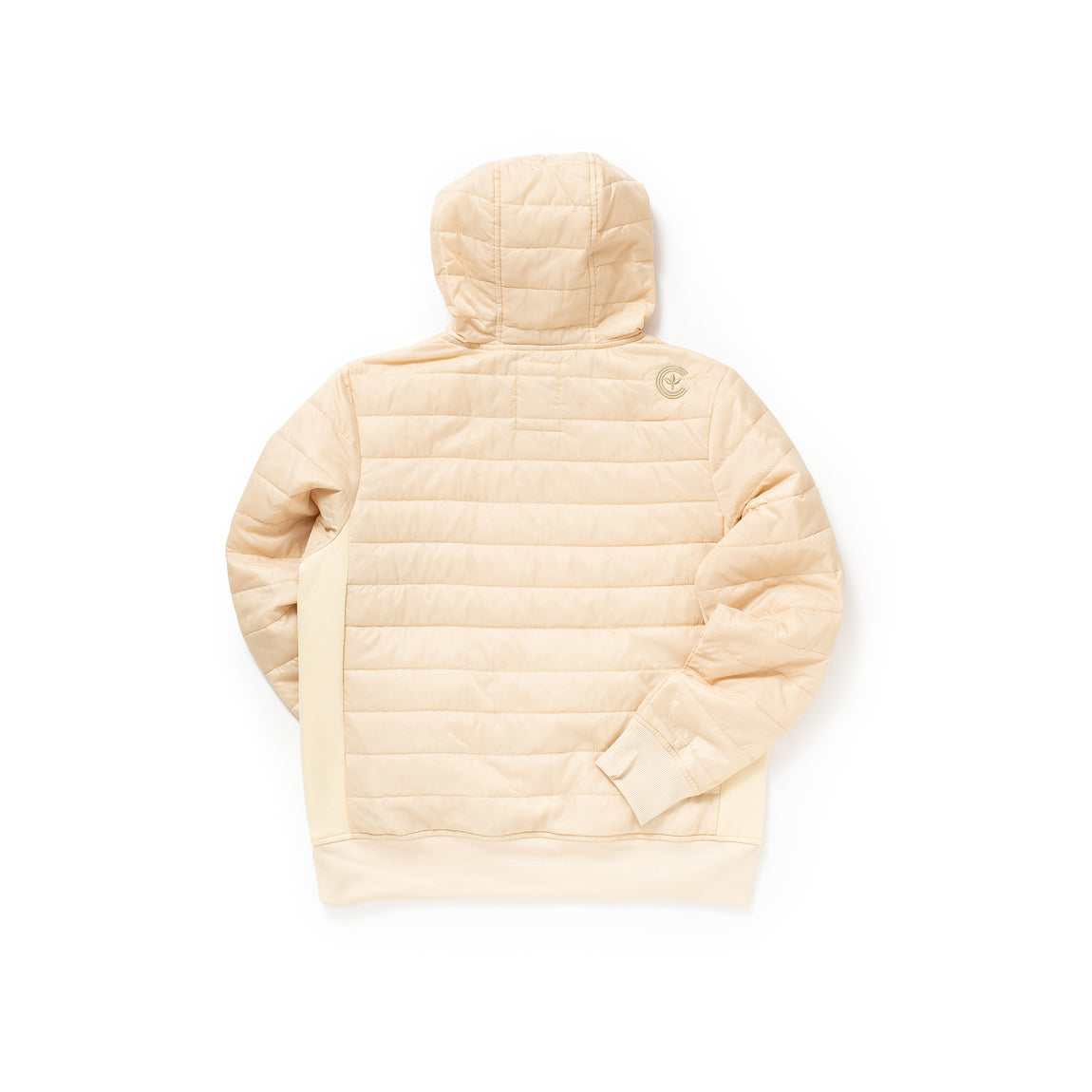 Centre Ultra-Lite Puffer Hoodie (Oatmeal) - Centre Ultra-Lite Puffer Hoodie (Oatmeal) - 