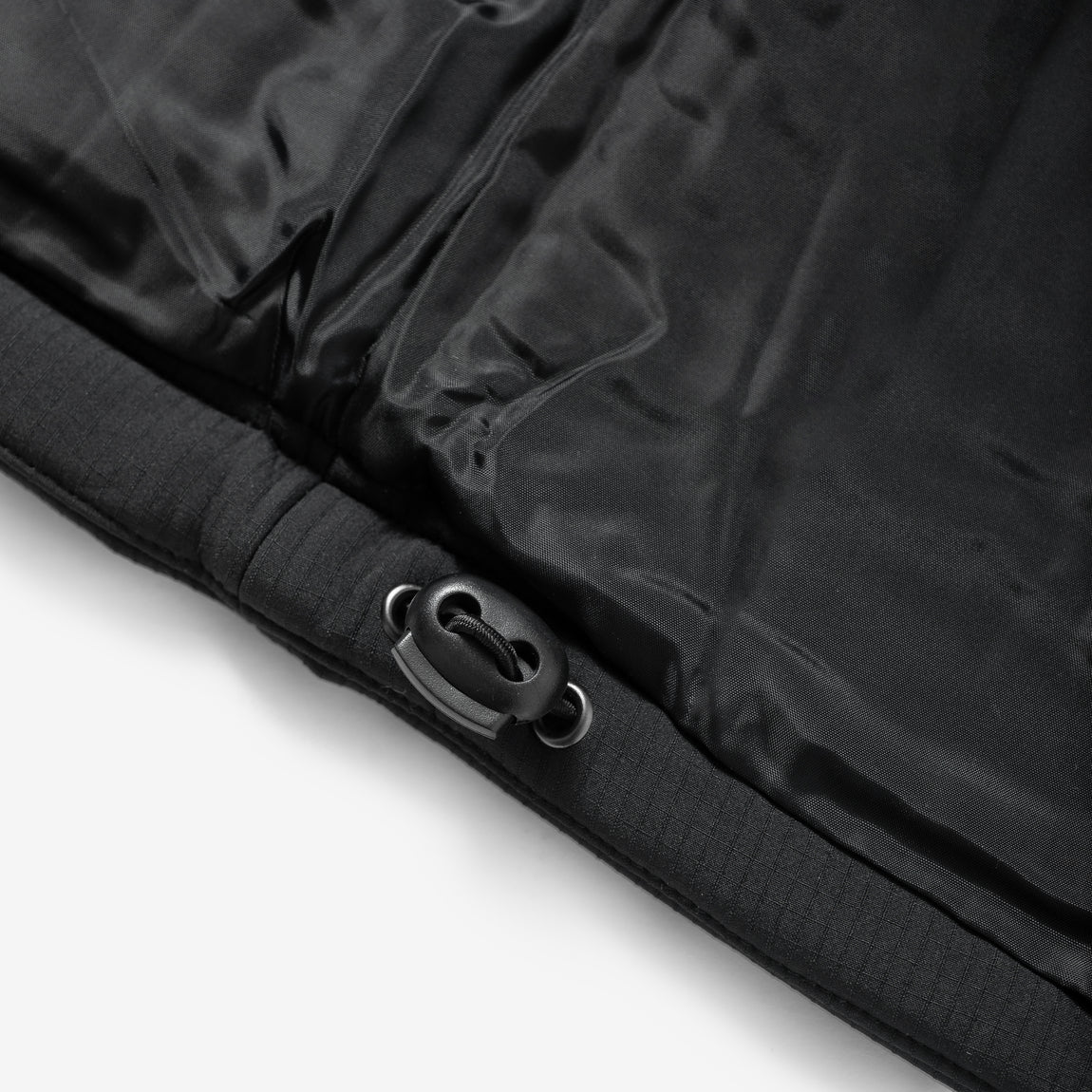 Centre Full Zip Puff Jacket (Black/White) - Centre Full Zip Puff Jacket (Black/White) - 