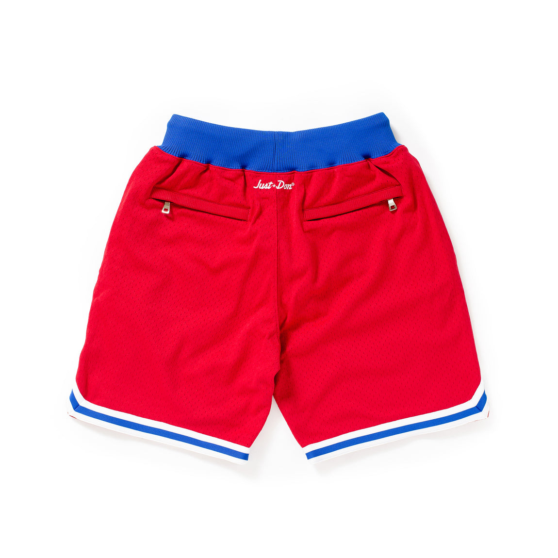 Mitchell & Ness X Just Don New England Patriots Championship Shorts (Red) - Mitchell & Ness X Just Don New England Patriots Championship Shorts (Red) - 