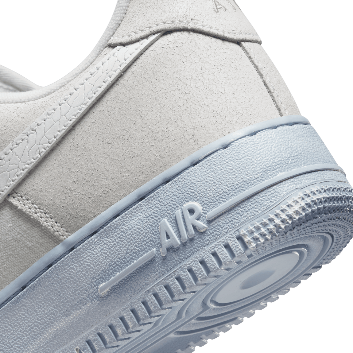 Nike Air Force 1 '07 EMB (Summit White/White-Blue Whisper) - Nike Air Force 1 '07 EMB (Summit White/White-Blue Whisper) - 