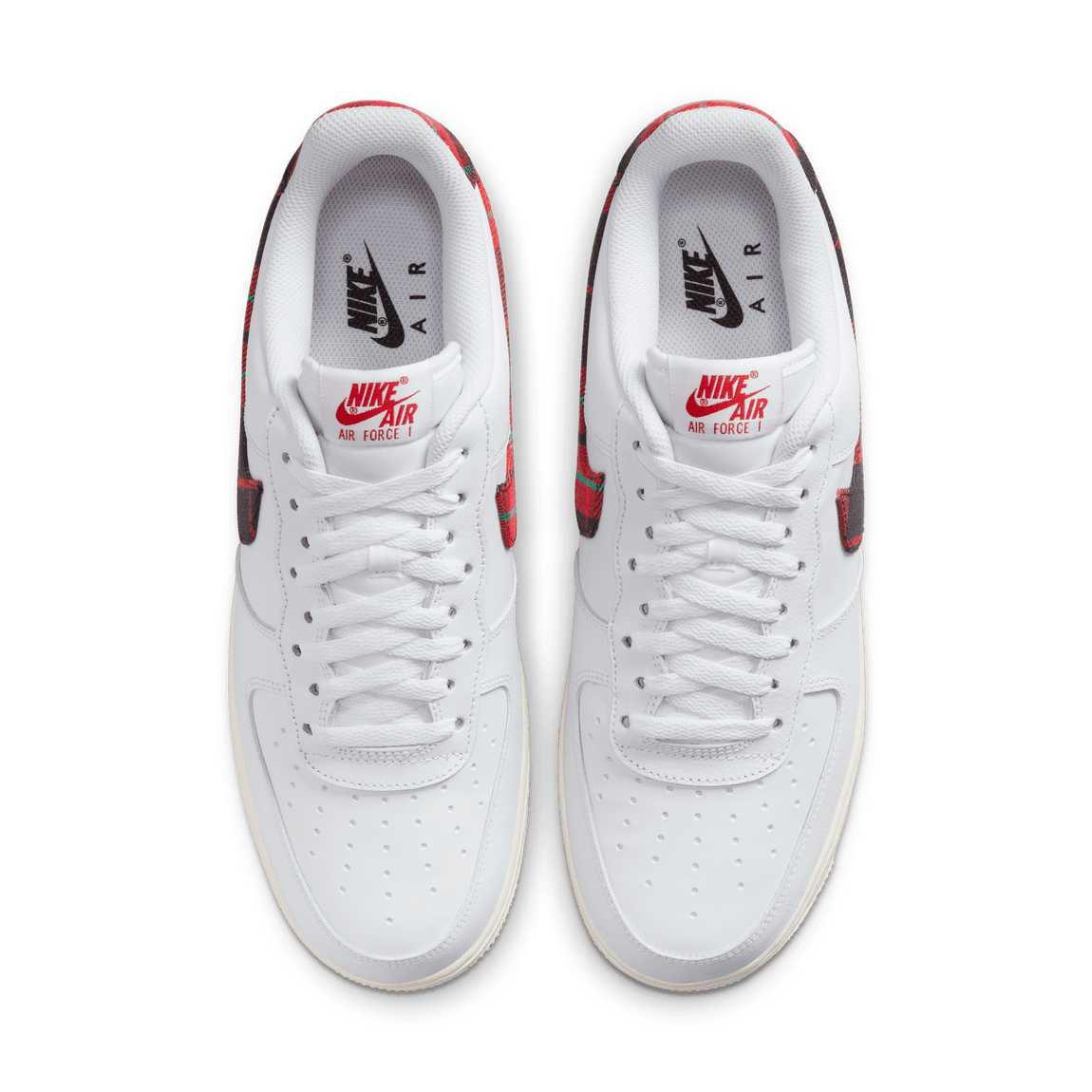 Nike Air Force 1 '07 LV8 (White/University Red-Stadium Green) - Nike Air Force 1 '07 LV8 (White/University Red-Stadium Green) - 