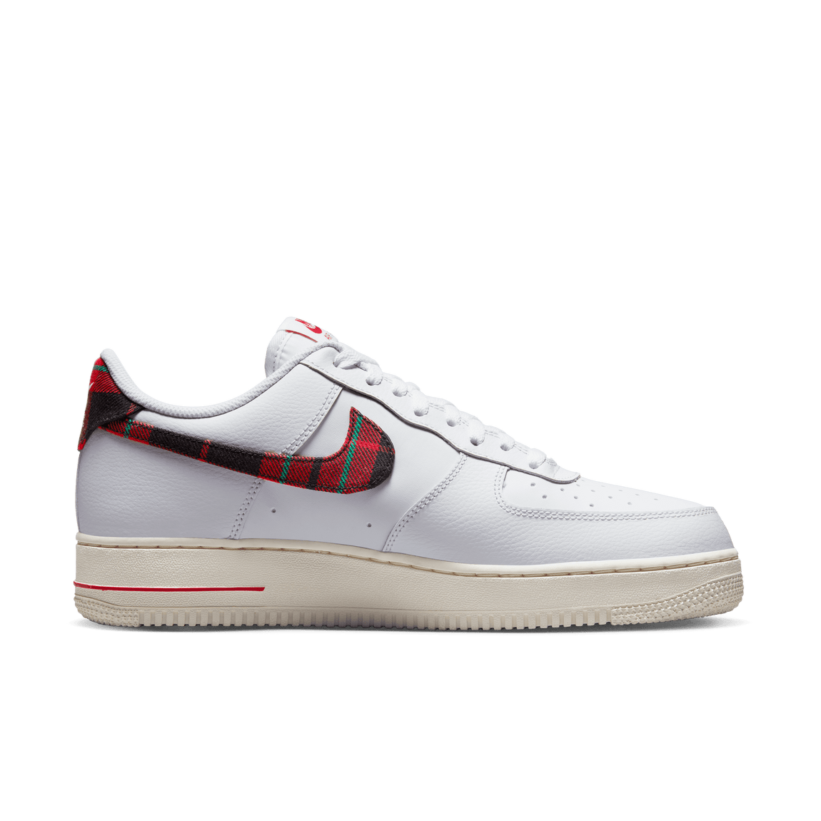 Nike Air Force 1 '07 LV8 (White/University Red-Stadium Green) - Nike Air Force 1 '07 LV8 (White/University Red-Stadium Green) - 