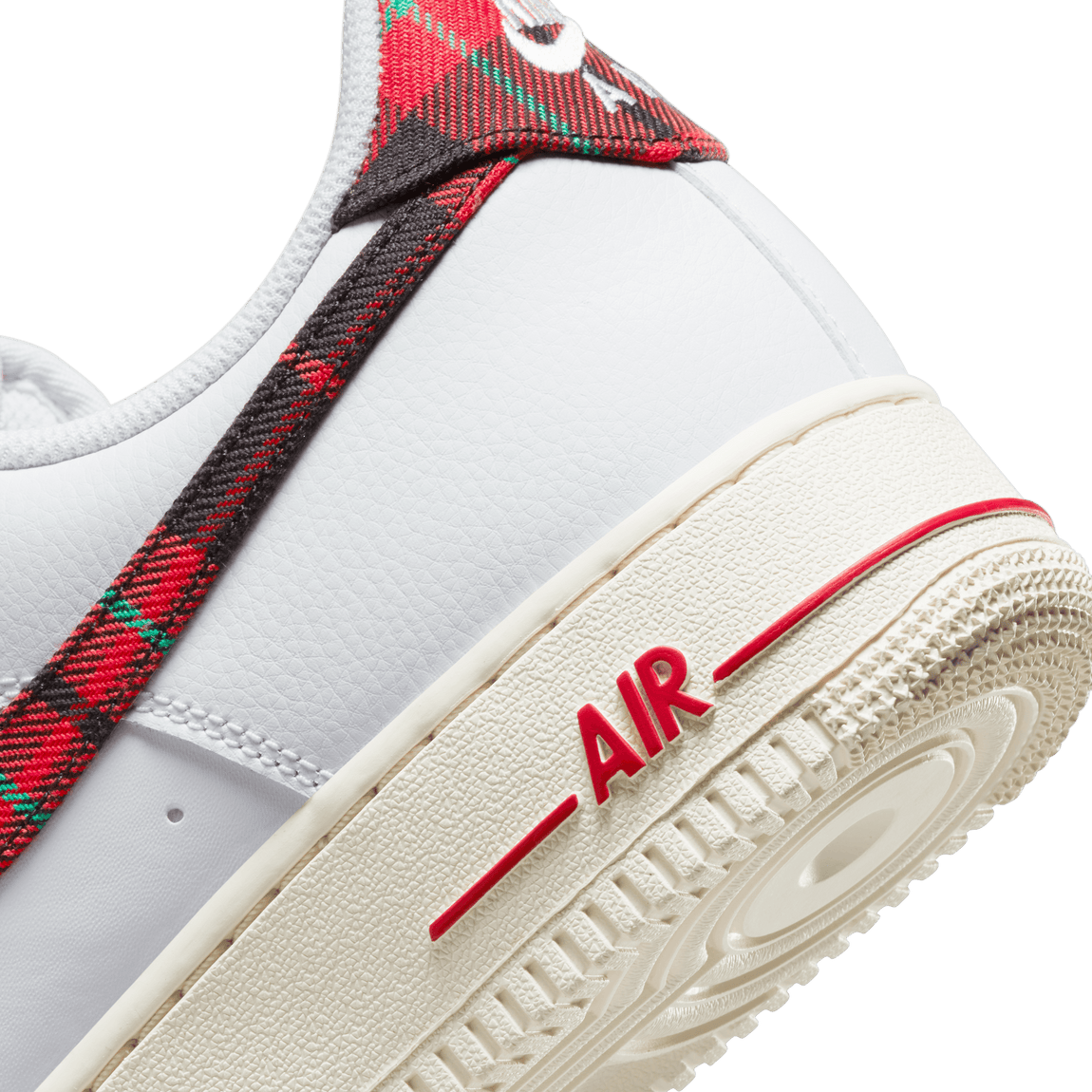 Nike Air Force 1 '07 LV8 (White/University Red-Stadium Green) - Nike Air Force 1 '07 LV8 (White/University Red-Stadium Green) - 