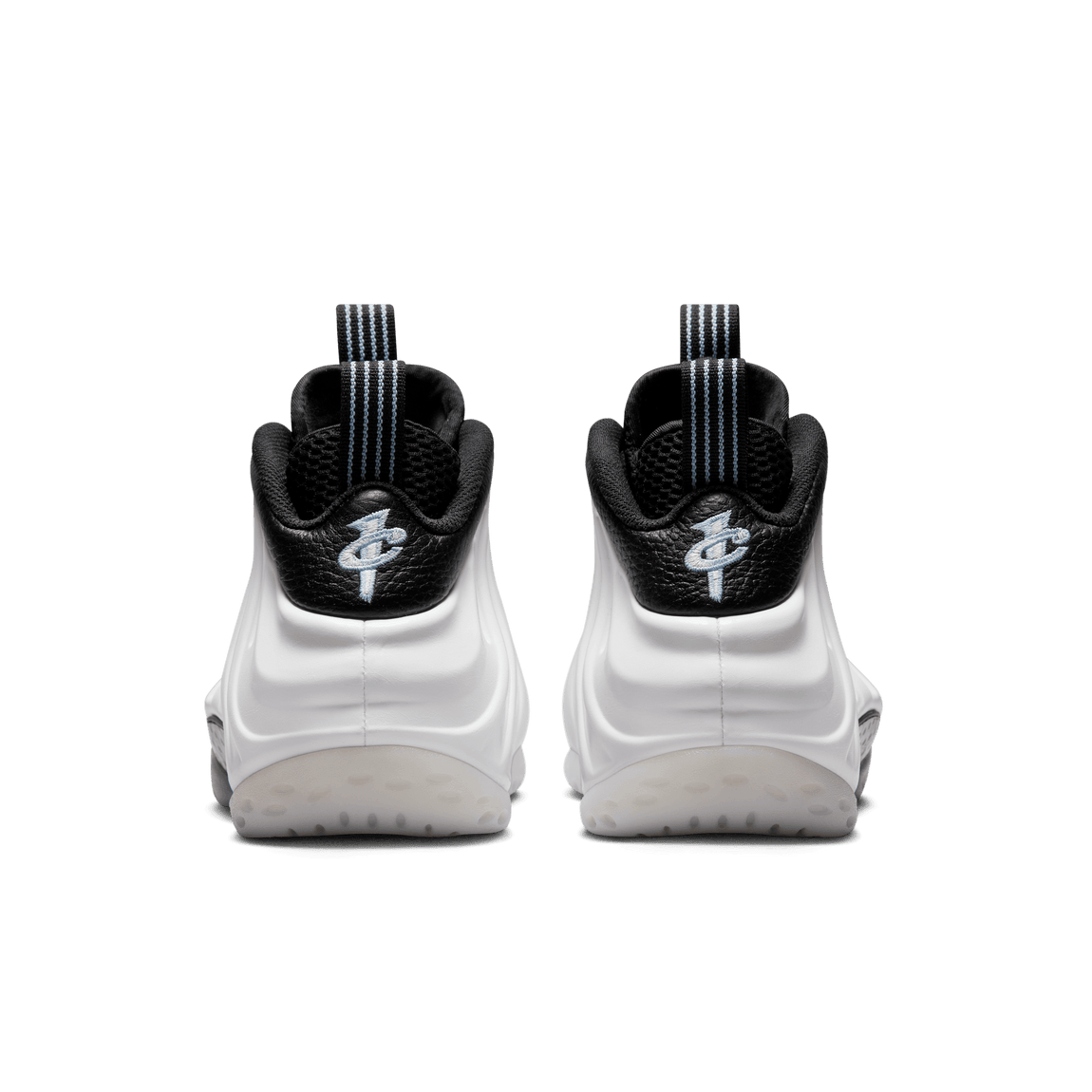 Nike Air Foamposite One (White/Metallic Silver-Black) - Nike Air Foamposite One (White/Metallic Silver-Black) - 
